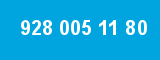 928 005 11 80